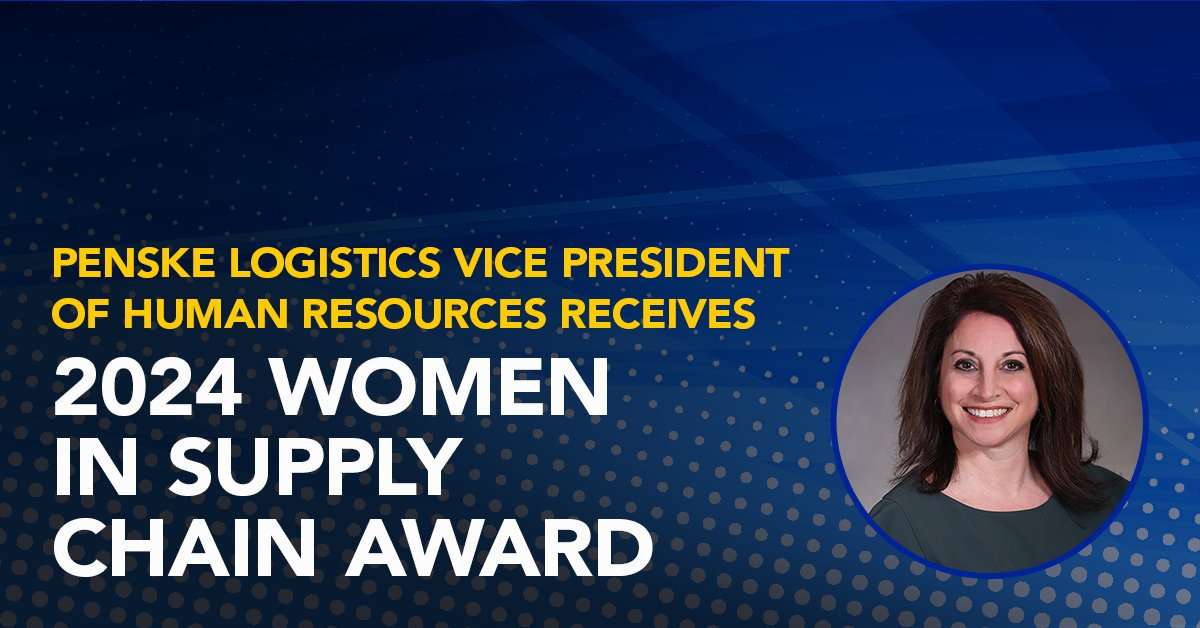 Carie Seymour - Penske Logistics VP of Human Resources - 2024 Women in Supply Chain Award