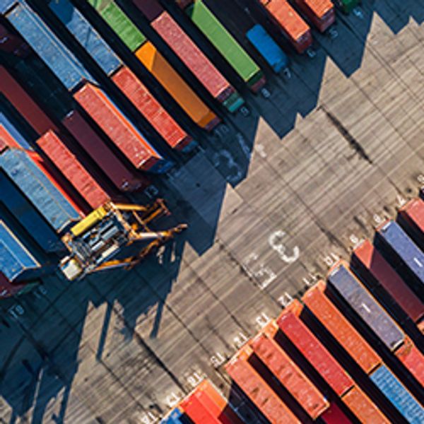 Containers at the Port