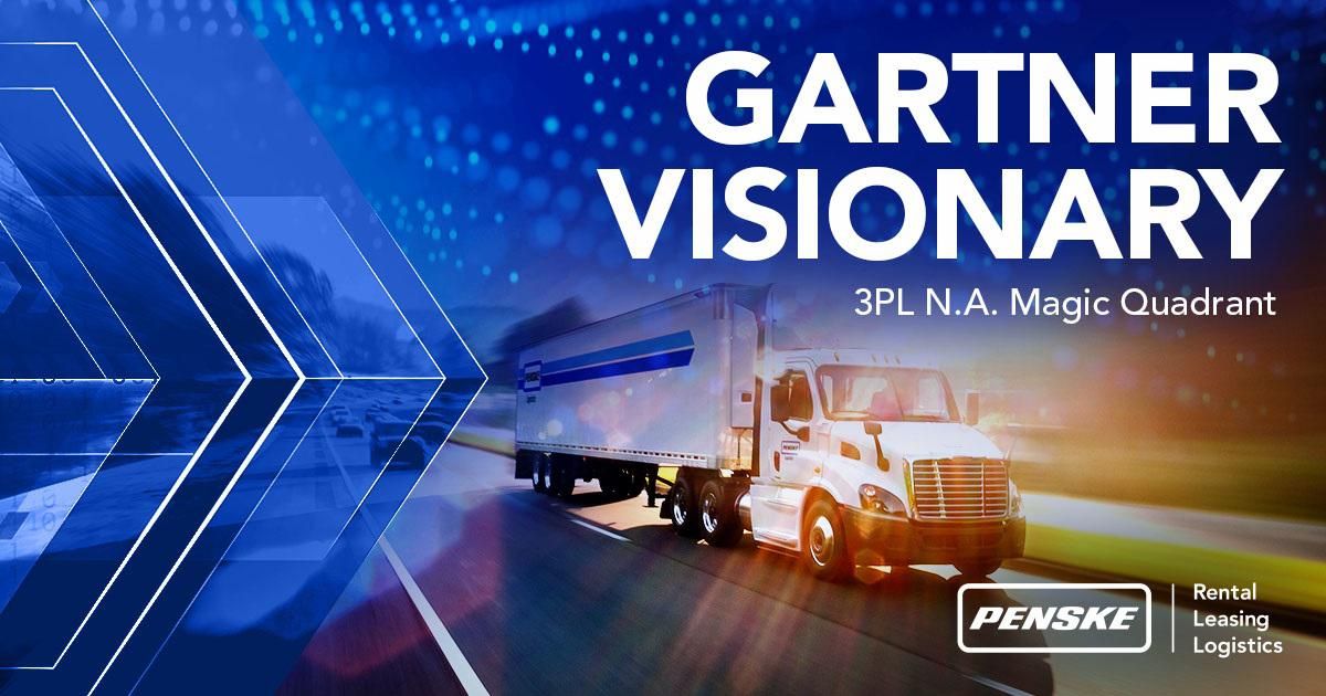 Penske Logistics Positioned as Visionary Within 2021 Gartner Magic