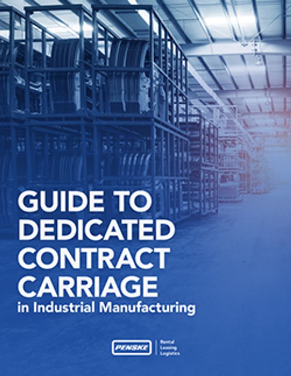 Guide to Dedicated Contract Carriage in the Manufacturing Industry Cover Page