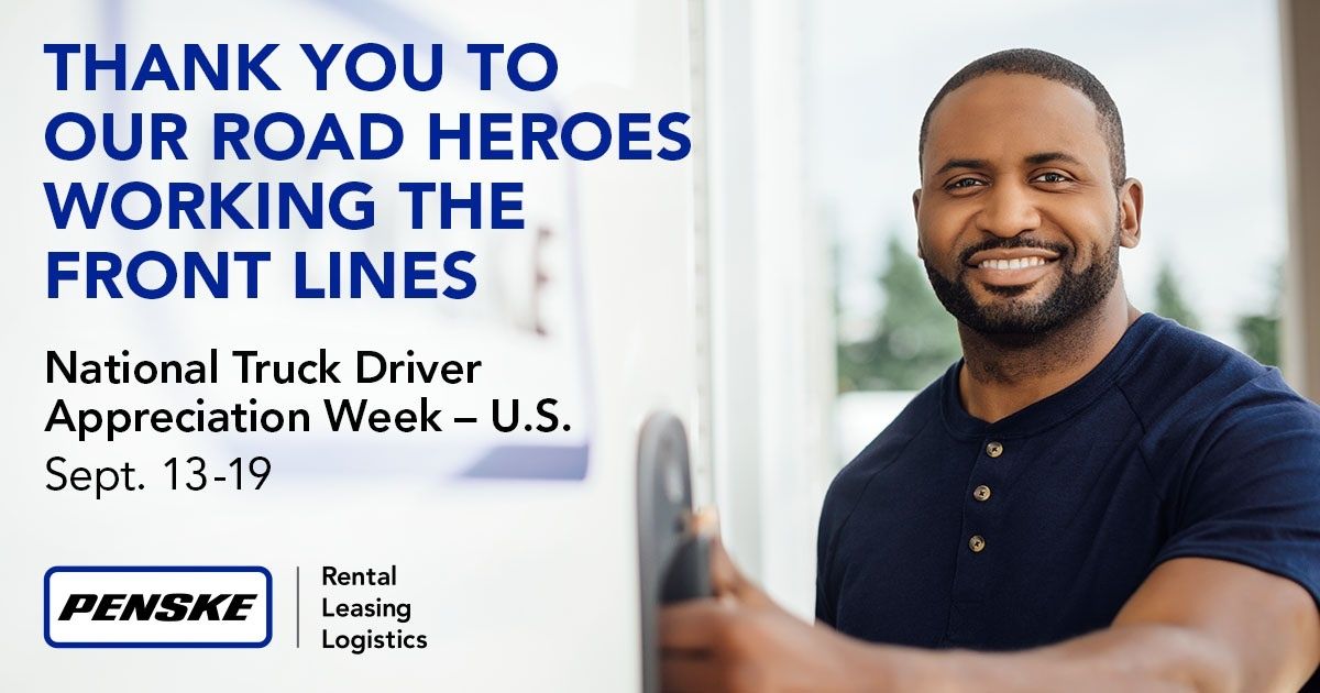 Penske Thanks U.S. Drivers During National Truck Driver Appreciation Week