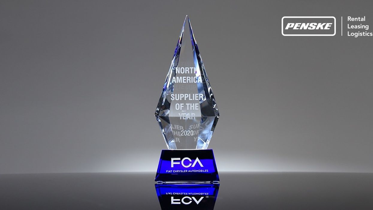 FCA Award North America Supplier of the Year 2020