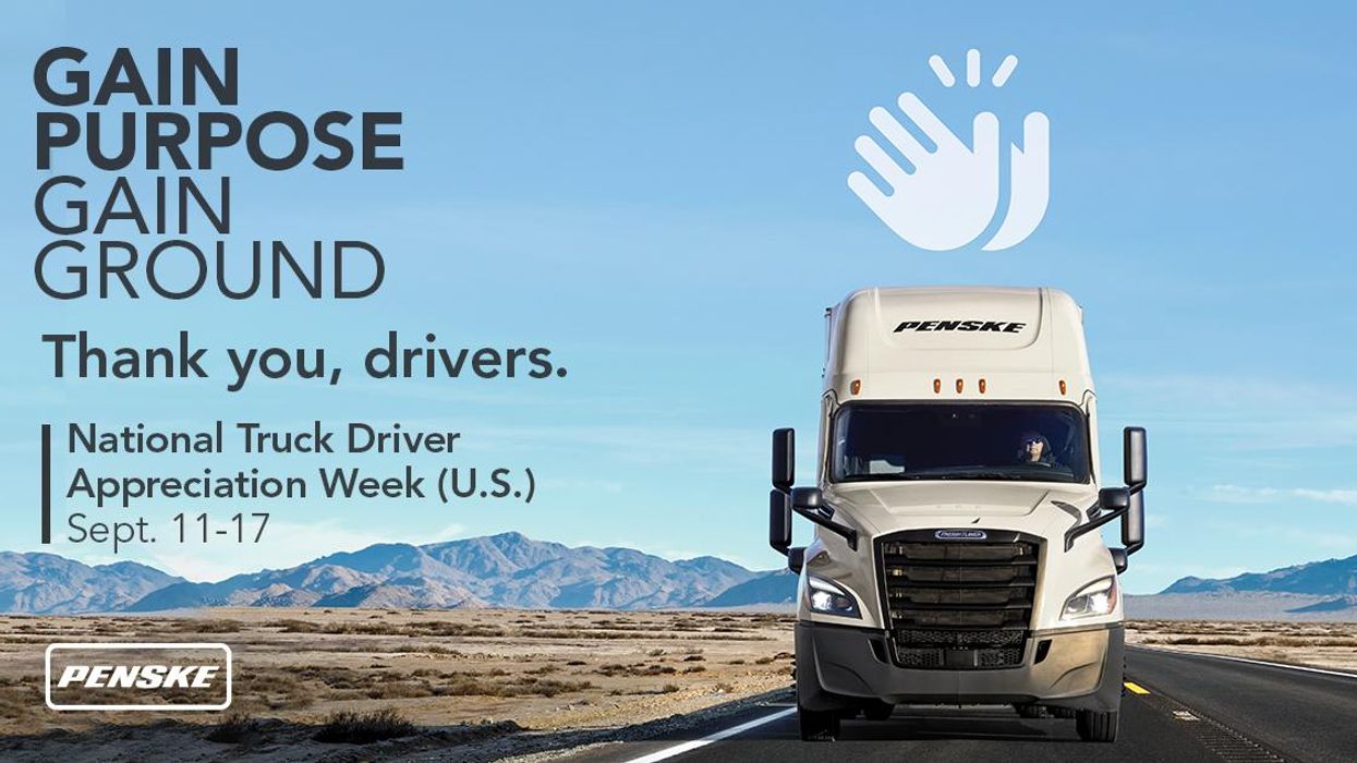 Penske Thanks U.S. Drivers During National Truck Driver Appreciation Week