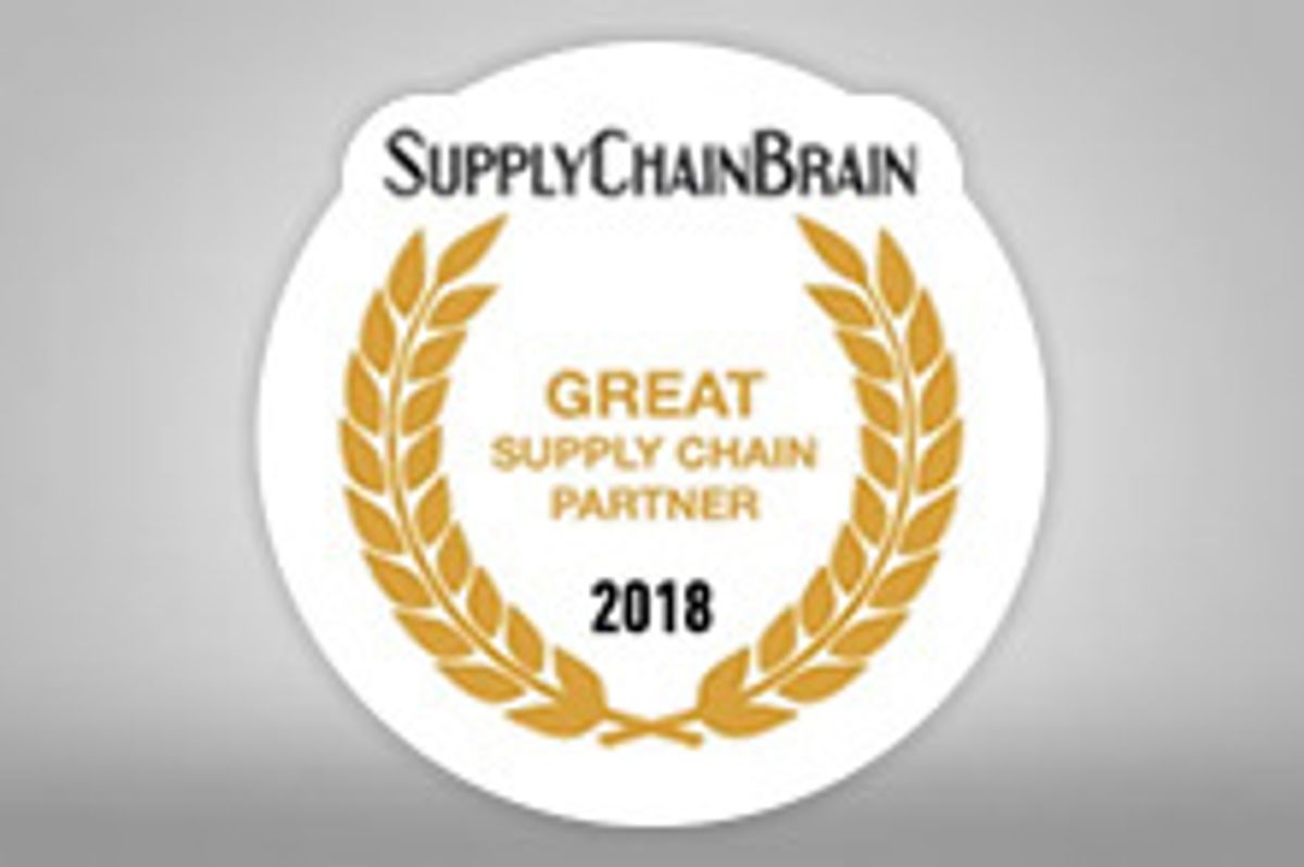 Penske Logistics is a SupplyChainBrain 2018 Great Supply Chain Partner