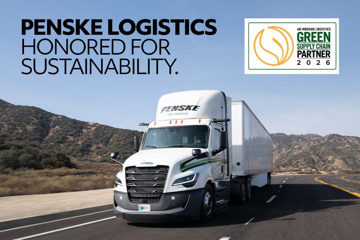 Penske Logistics has earned placement on the G75 Green Supply Chain Partners listing by Inbound Logistics magazine.