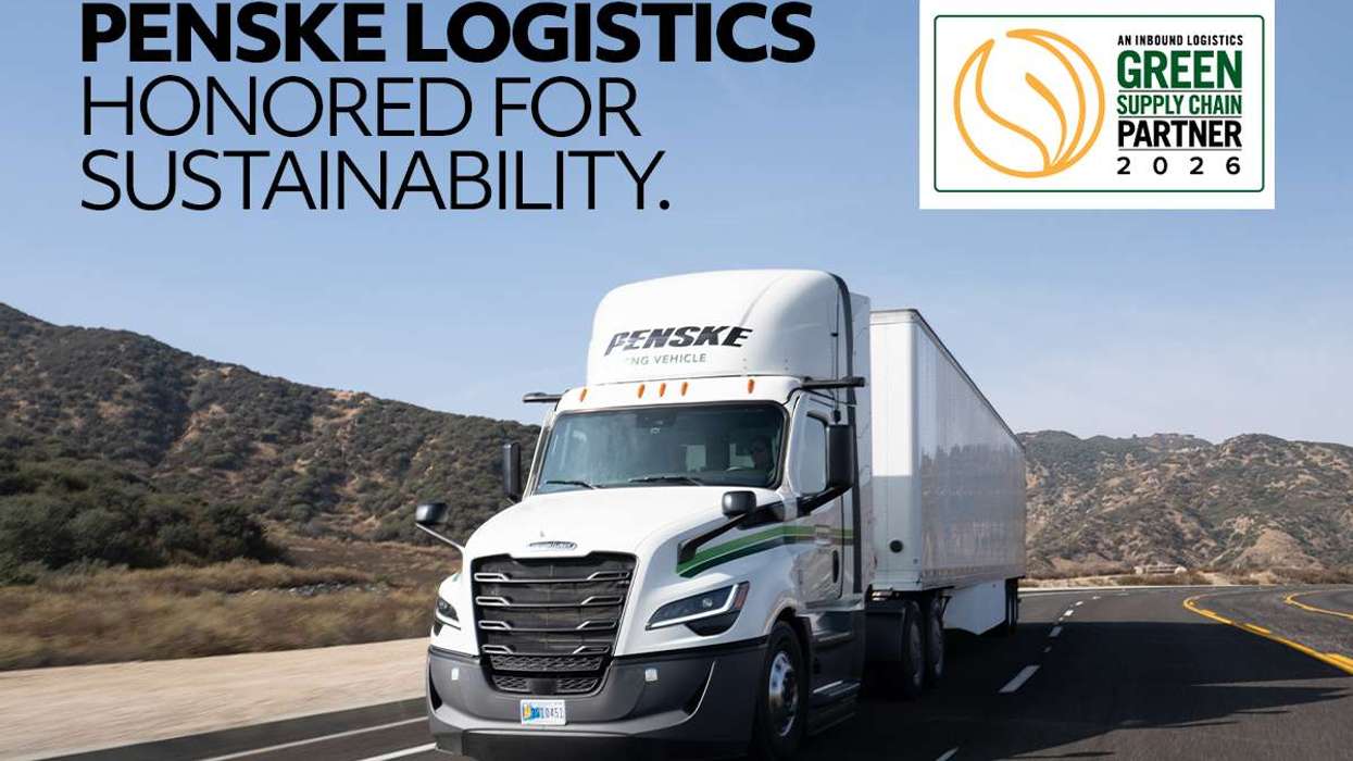 Penske Logistics has earned placement on the G75 Green Supply Chain Partners listing by Inbound Logistics magazine.