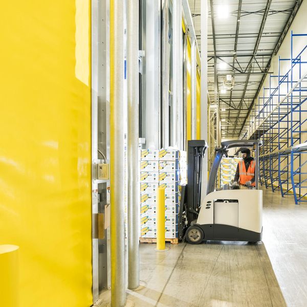 sustainable warehouses use natural light from skylights