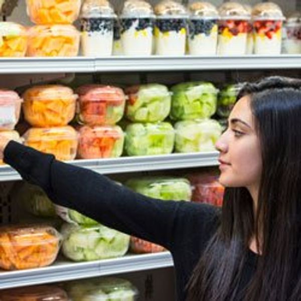 Woman Grocery Shopping